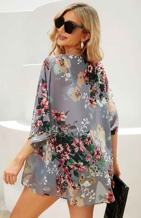 Kimono Sheer Chiffon Loose